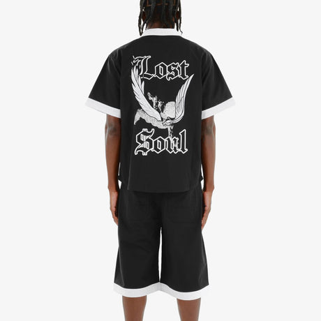 COPPER RIVET LOSTSOUL SHIRT BLACK
