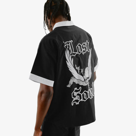 COPPER RIVET LOSTSOUL SHIRT BLACK