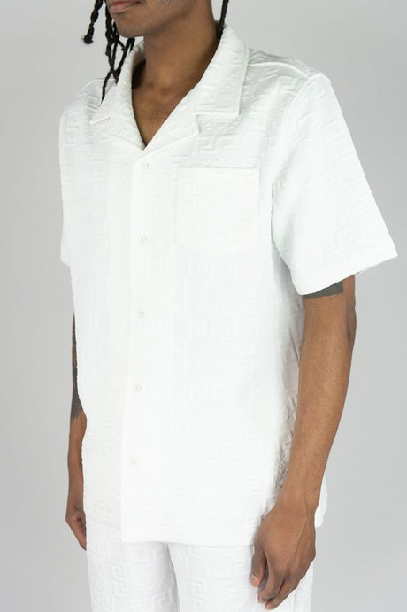 REBEL MINDS RS LION EMBOSSED SHORT SET