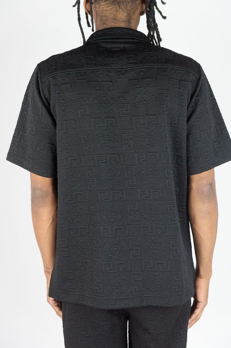 REBEL MINDS RS LION EMBOSSED SHORT SET