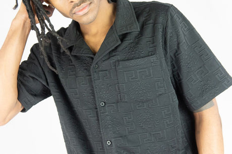 REBEL MINDS RS LION EMBOSSED SHORT SET