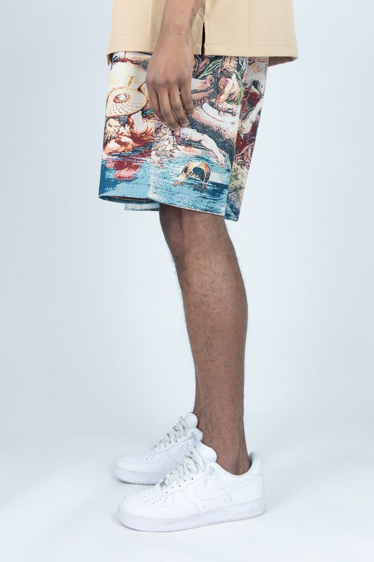 REBEL MINDS REBEL LIFE TAPESTRY SHORT SET