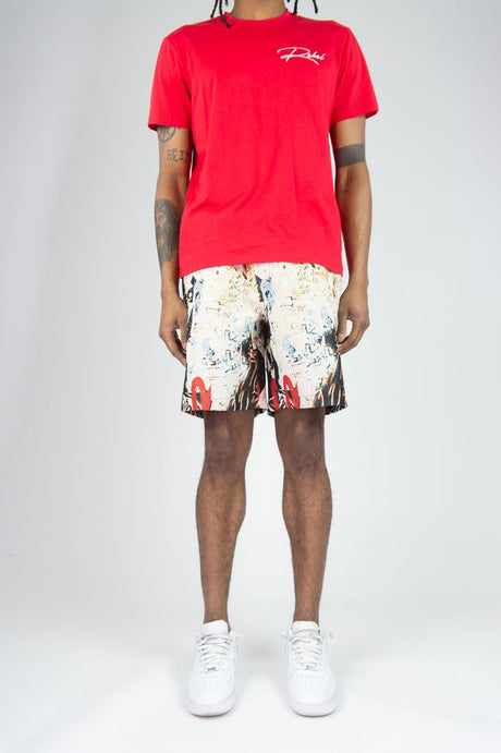 REBEL MINDS DEEP IN MY SOUL TAPESTRY SHORT SET