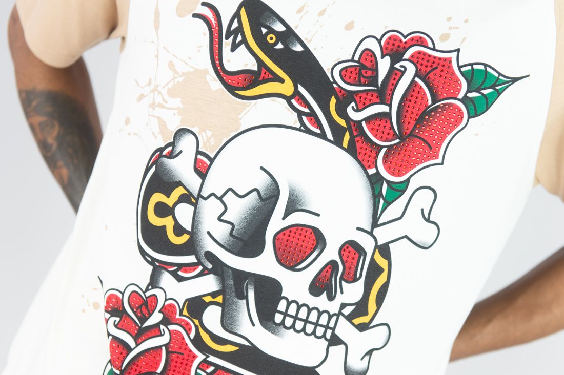 REBEL MINDS SERPENT SKULL SWEATER SHORT SET