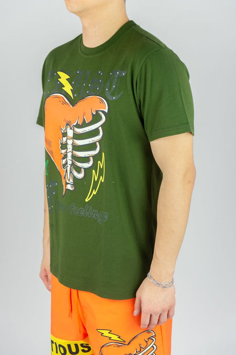 REBEL MINDS CAUTIOUS CRUEL SHORT SET MULTI COLORS