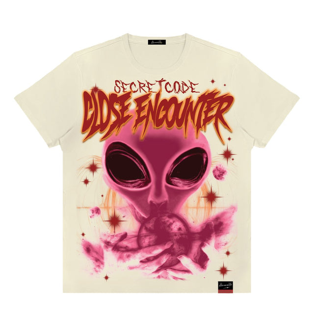 FORTY CLOSE ENCOUNTER GRAPHIC T-SHIRT CREAM