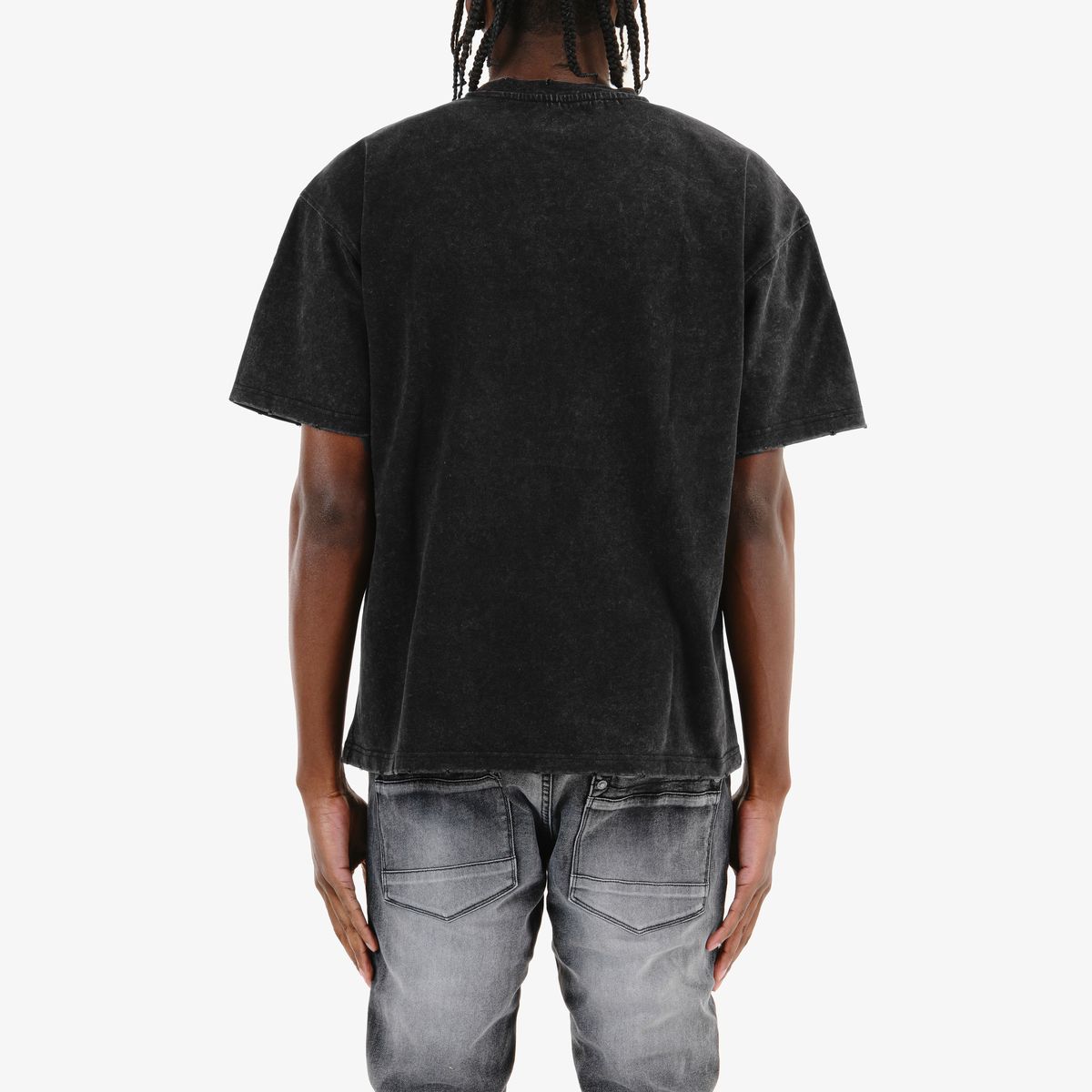 COPPER RIVET ACID WASH CUPID T-SHIRT MULTI COLORS