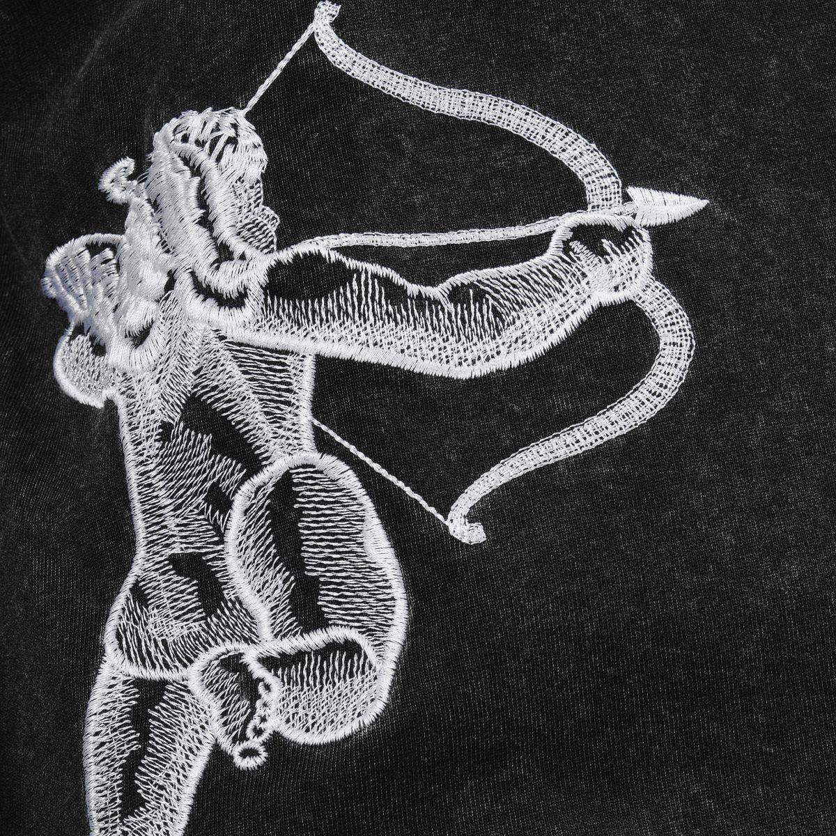 COPPER RIVET ACID WASH CUPID T-SHIRT MULTI COLORS