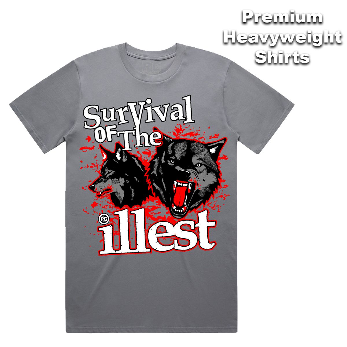 Pg Survival Of The Illese T- Shirt Multi Colors