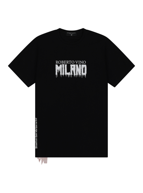 ROBERTO VINO MILANO BRAVE SNAKE T-SHIRT MULTI COLORS
