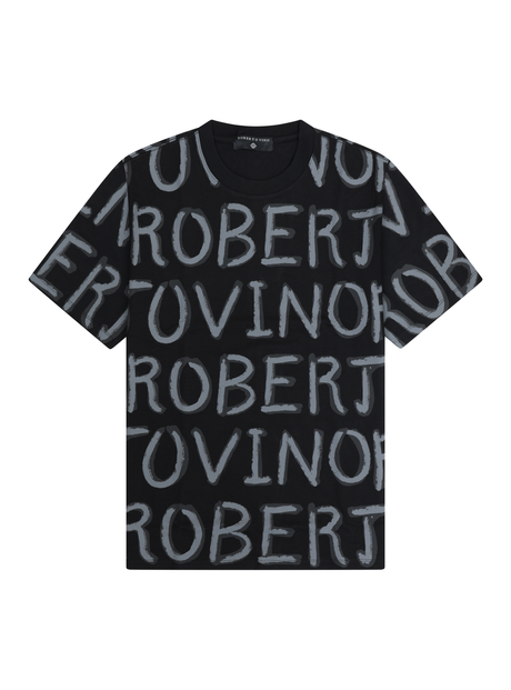 ROBERTO VINO MILANO RV ALL OVER T-SHIRT MULTI COLORS