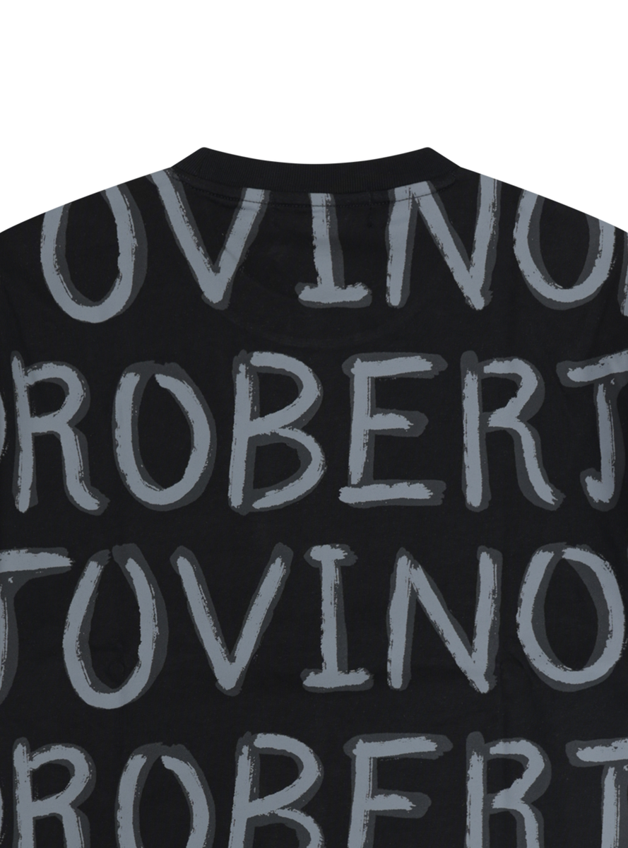 ROBERTO VINO MILANO RV ALL OVER T-SHIRT MULTI COLORS