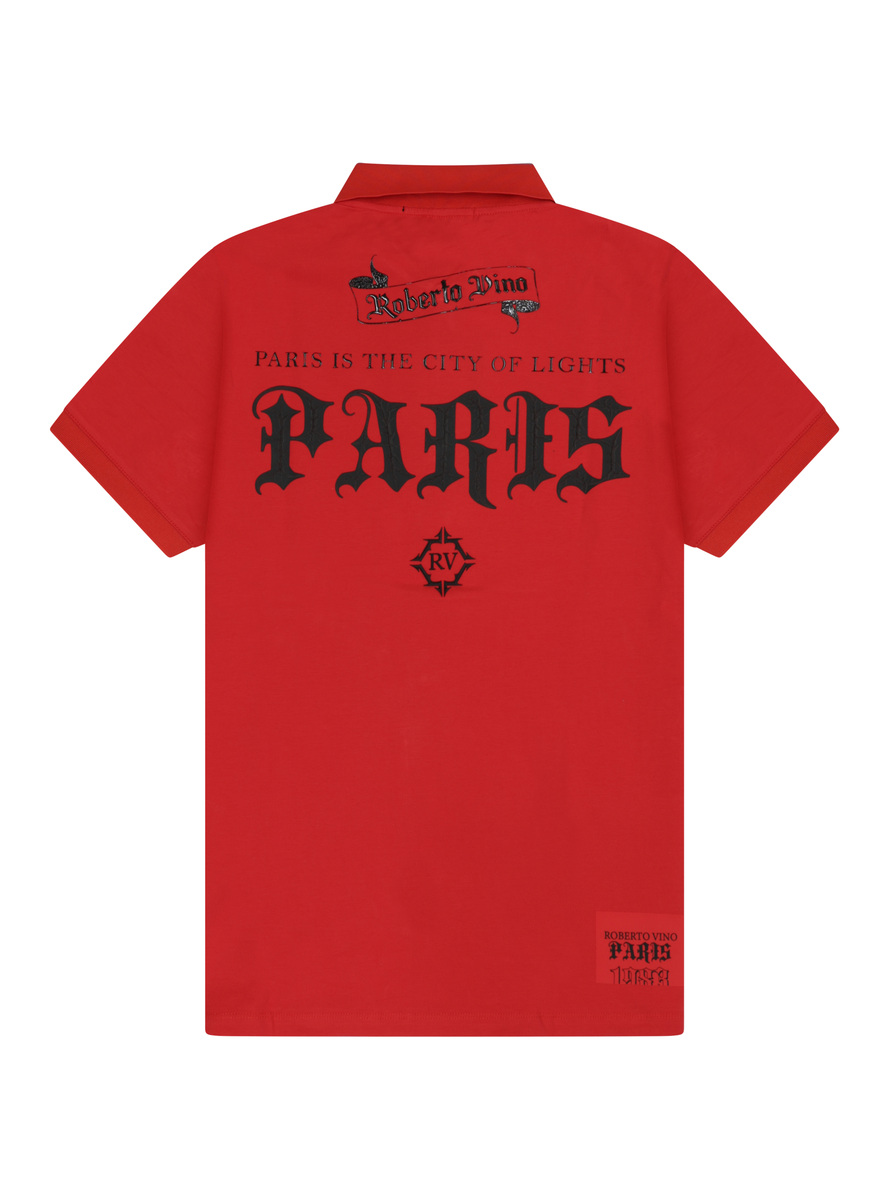 ROBERTO VINO MILANO PARIS POLO SHIRT MULTI COLORS