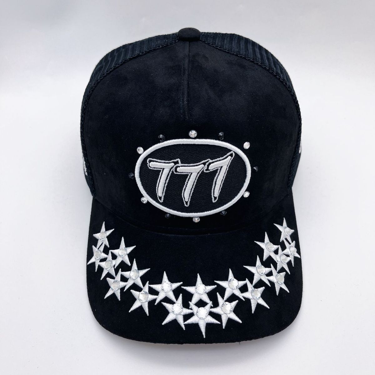Hudson Diamond 777 Suede Trucker Hat Multi Colors