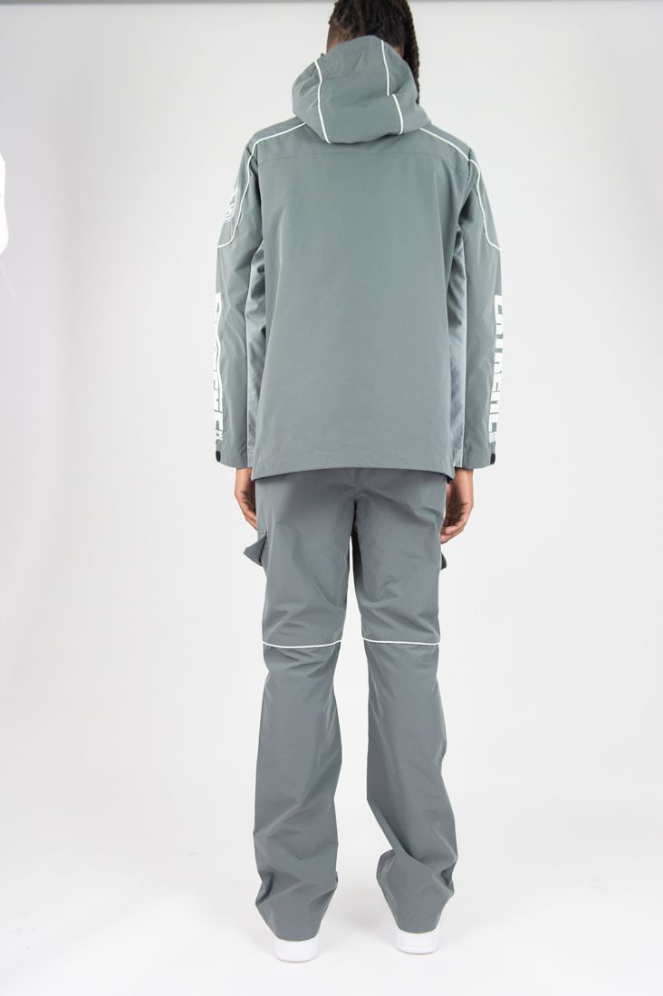 Rebel Minds Racing Anorak Nylon Stacked Jogger Multi Colors