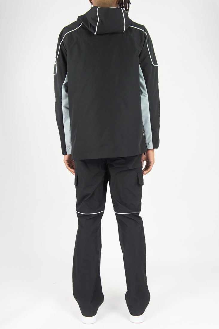 Rebel Minds Racing Anorak Nylon Stacked Jogger Multi Colors