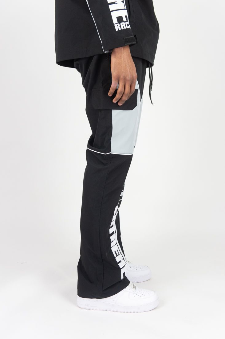 Rebel Minds Racing Anorak Nylon Stacked Jogger Multi Colors