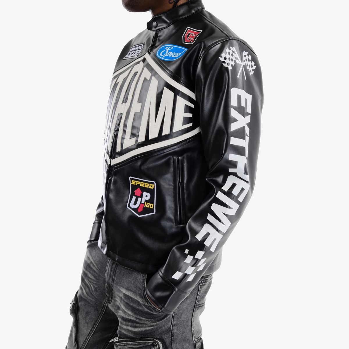 Copper Rivet Extreme Racing Jacket Multi Colors