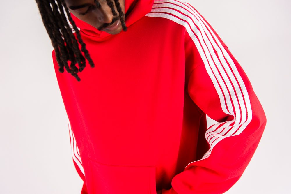 Rebel Minds Fleece Five Bent Stripes Jogger Set