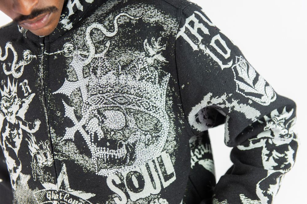 Rebel Minds Angels Tapestry Jacket Multi Colors