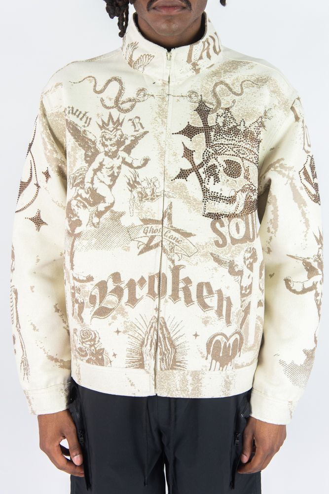 Rebel Minds Angels Tapestry Jacket Multi Colors
