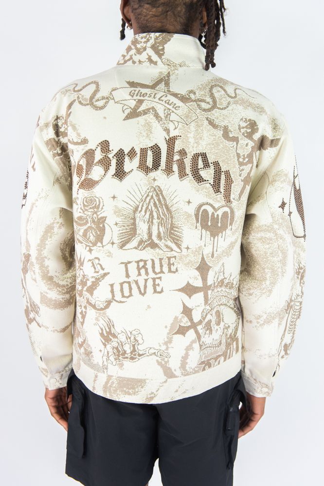 Rebel Minds Angels Tapestry Jacket Multi Colors