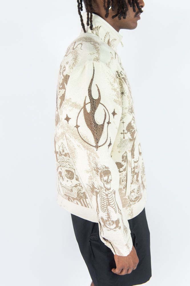 Rebel Minds Angels Tapestry Jacket Multi Colors