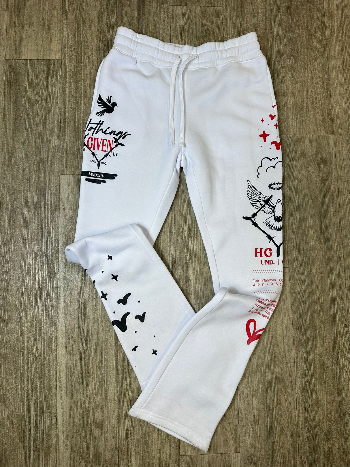 Undrtd Given Stacked Sweatpants Multi Colors