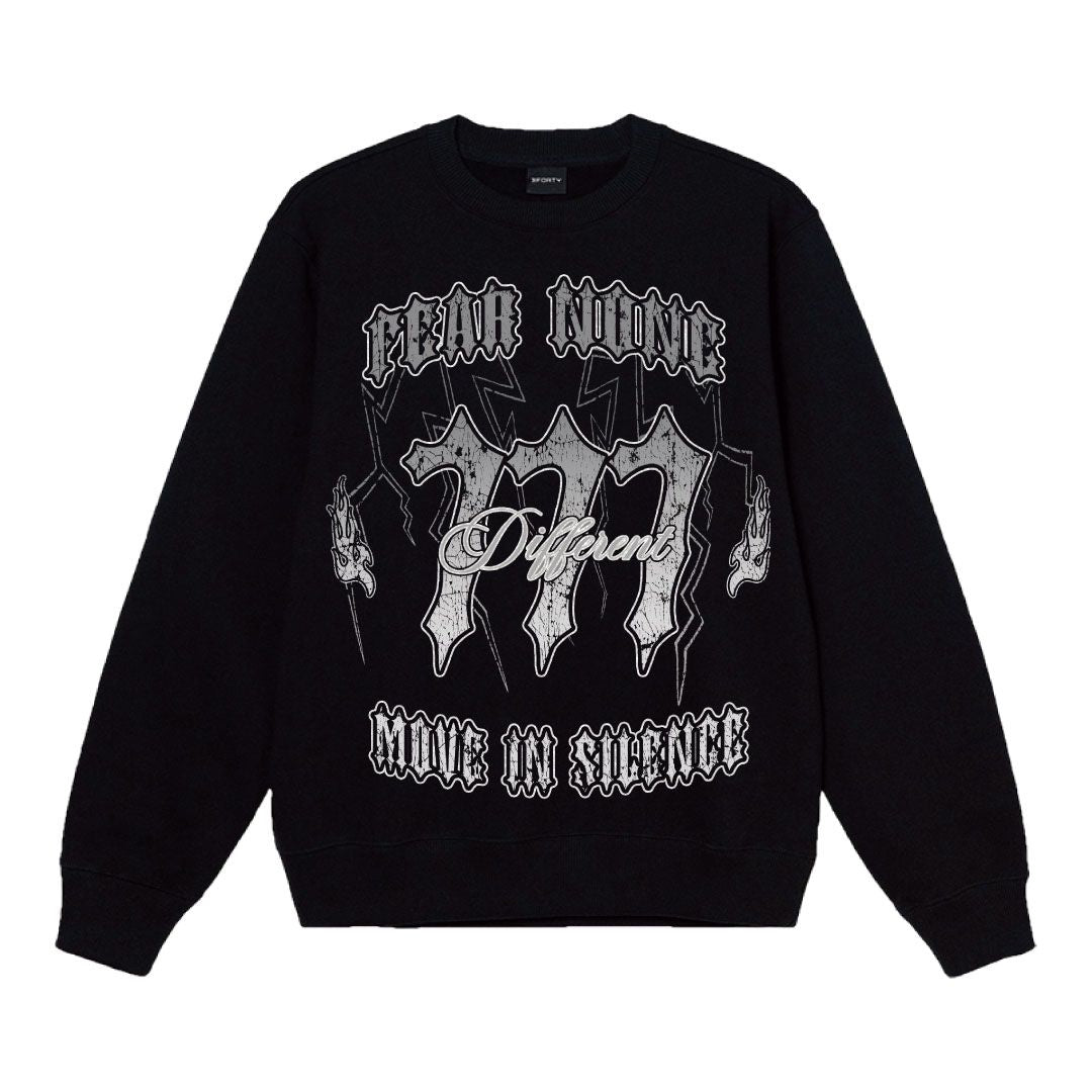 Forty Fear Non Crewneck Fleece Sweatshirt Multi Colors