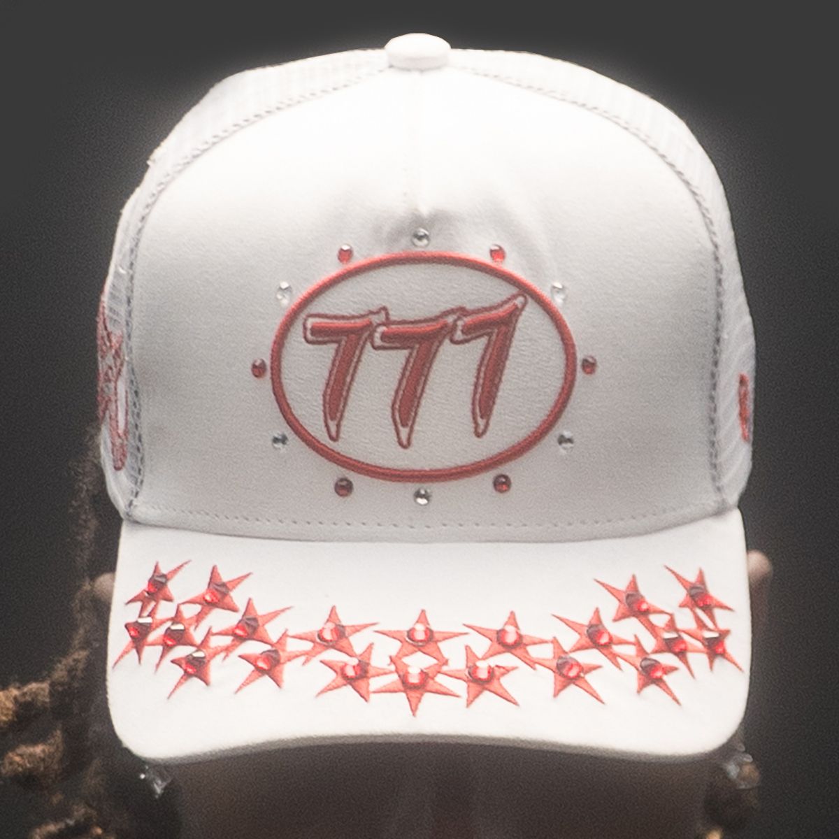 Hudson Diamond 777 Suede Trucker Hat Multi Colors