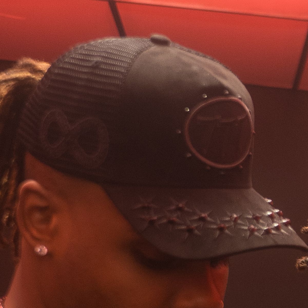 Hudson Diamond 777 Suede Trucker Hat Multi Colors