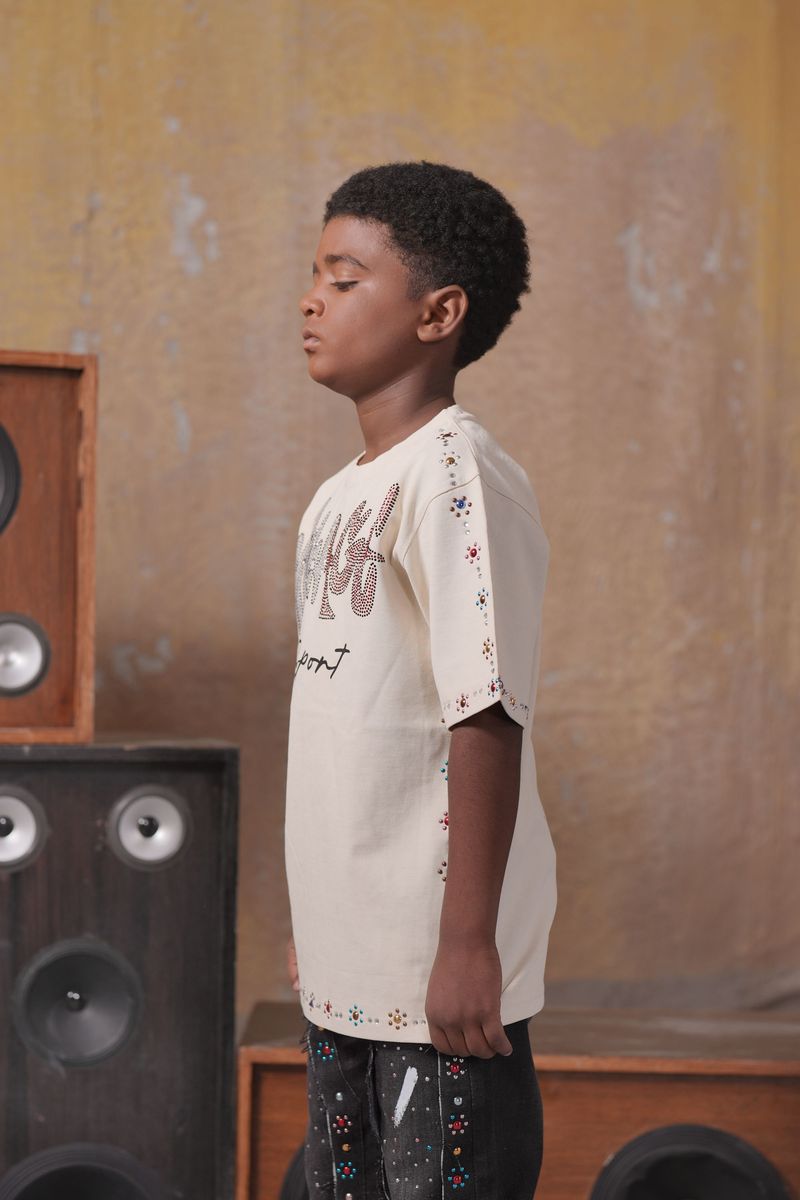 Elite Kids VS Heavy Embellished Kids T-Shirt Multi Colors