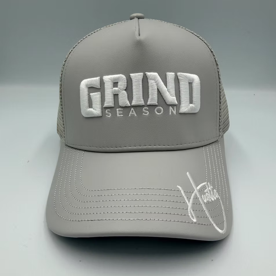Grind Season Leather Trucker Hat Multi Colors