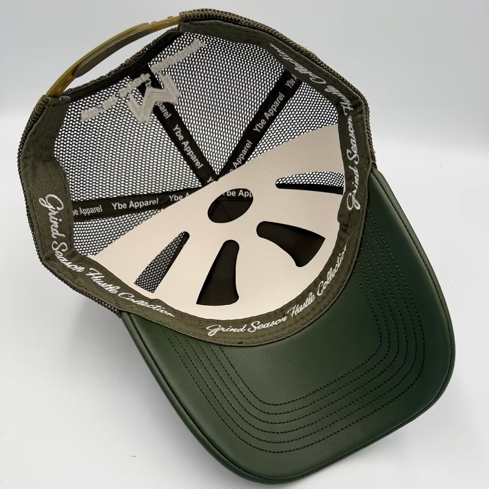 Grind Season Leather Trucker Hat Multi Colors
