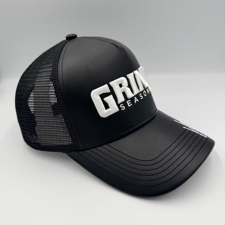 Grind Season Leather Trucker Hat Multi Colors