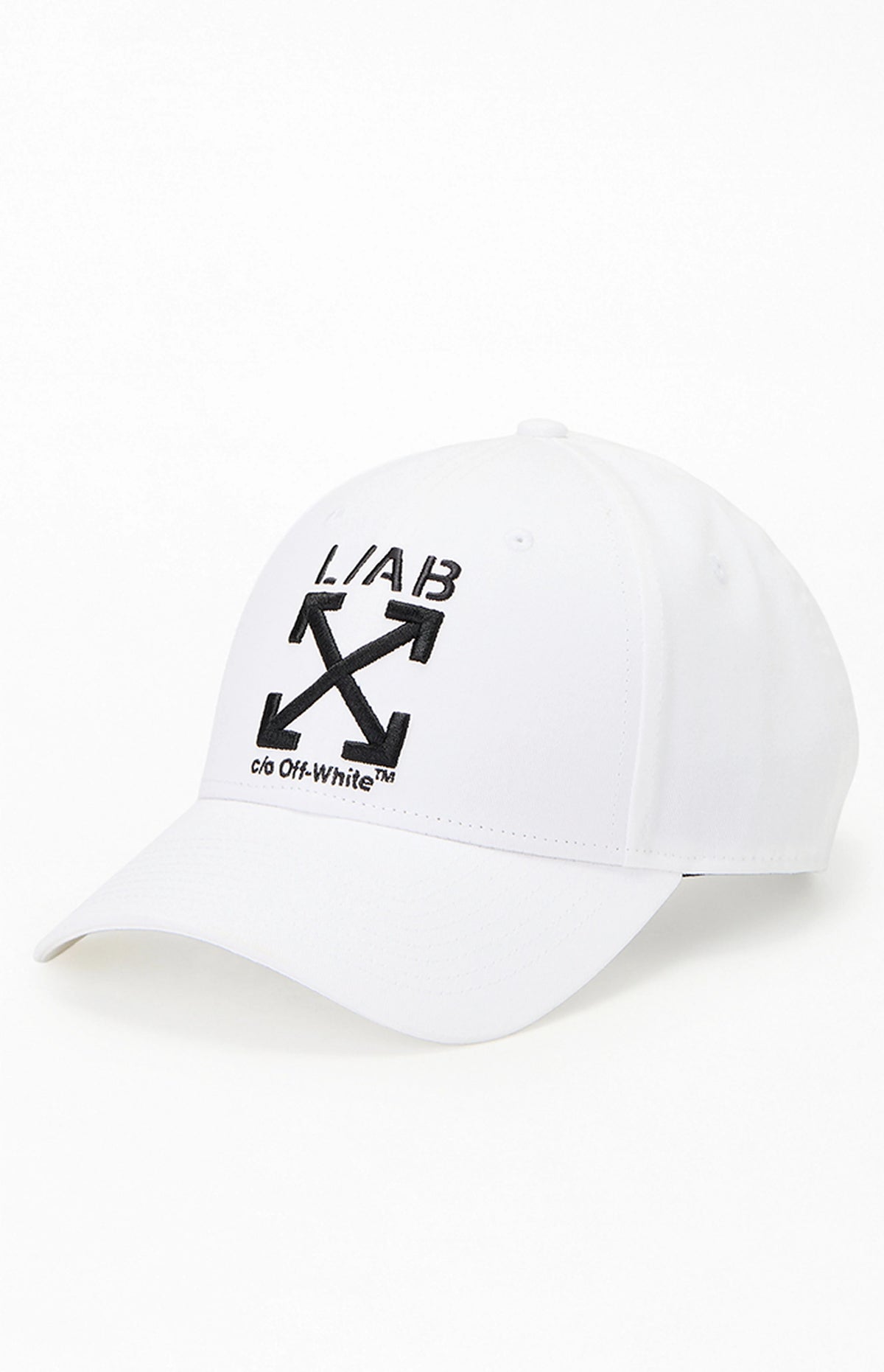L/AB CO Off-White Clamp Arrows Curved Brim Twill Hats Multi Colors