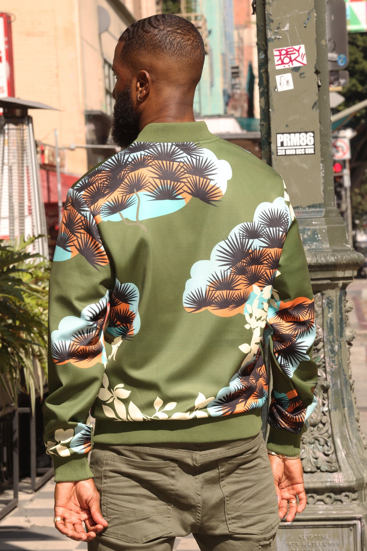 Makobi M4470 Beruni Varsity Jacket - Olive