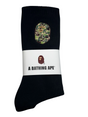 BAPE Black And Green Camo Sock