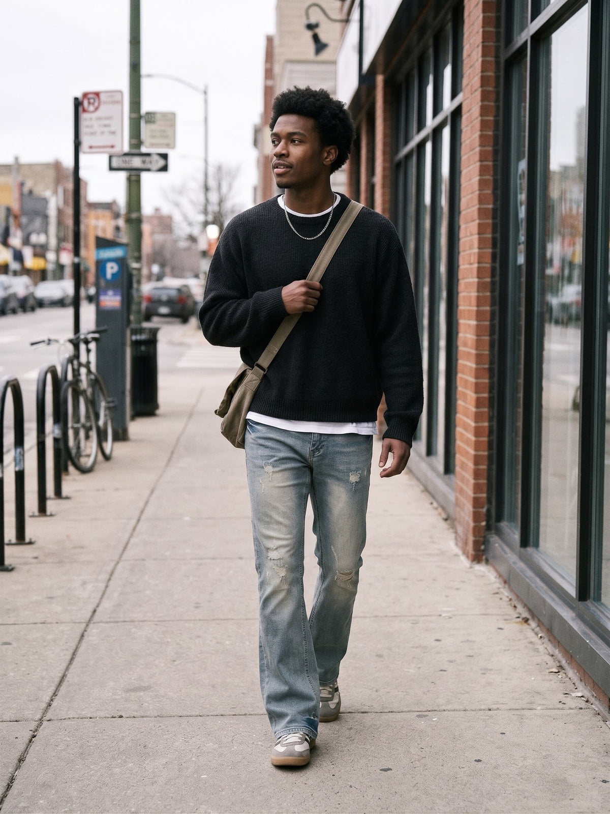 Pj Mark Premium Rip & Repair Stacked Jeans Multi Colors