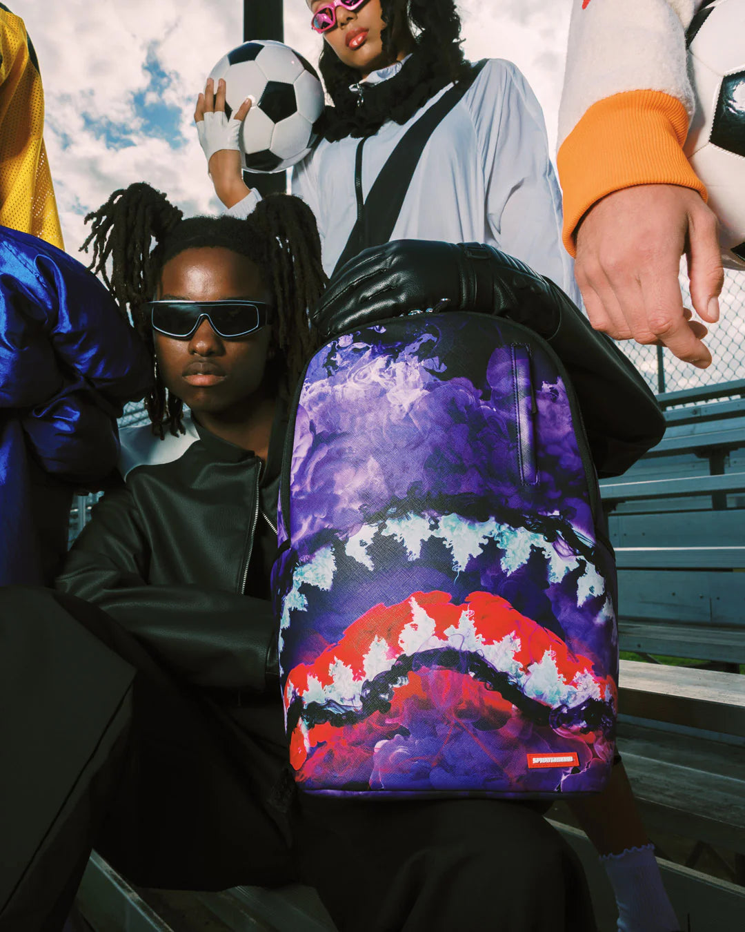 SprayGround Elevate Purple Dlxsv Backpack