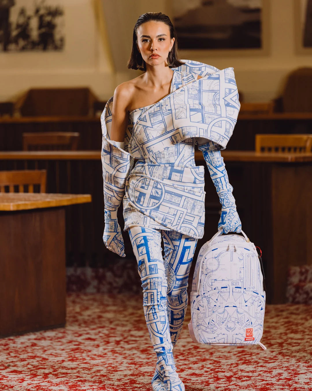 SprayGround Frank Lloyd Wright Dlxsv Backpack