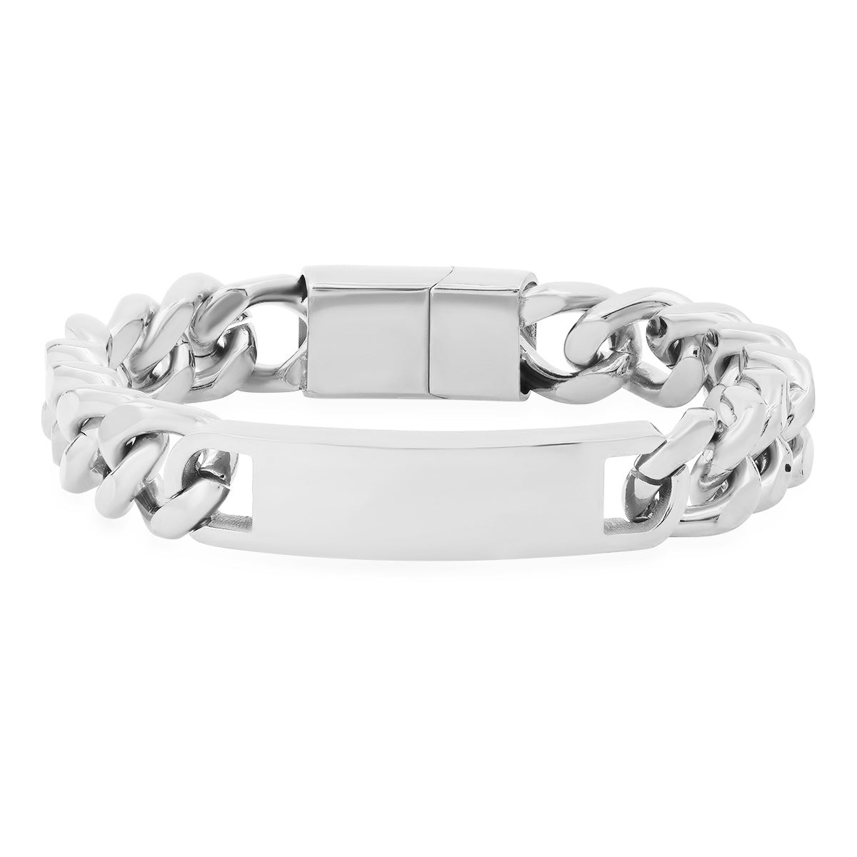 Deluxe Cuban Link Chain ID Bracelet
