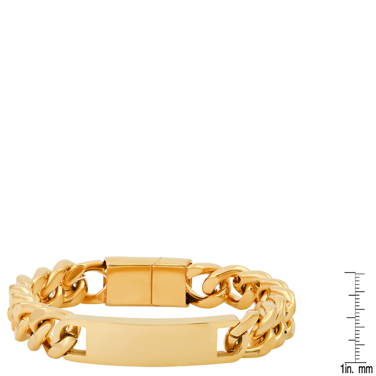 Deluxe Cuban Link Chain ID Bracelet