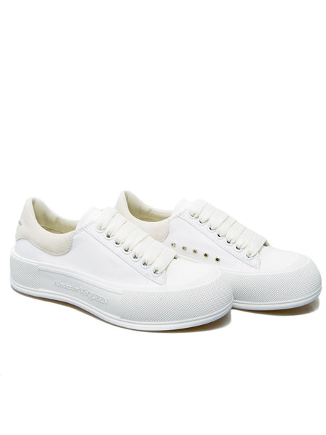 ALEXANDER MCQUEEN DECK LACEUP PLIMSOLL