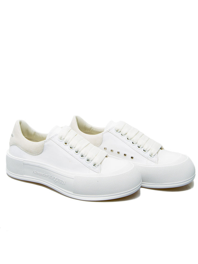 ALEXANDER MCQUEEN DECK LACEUP PLIMSOLL