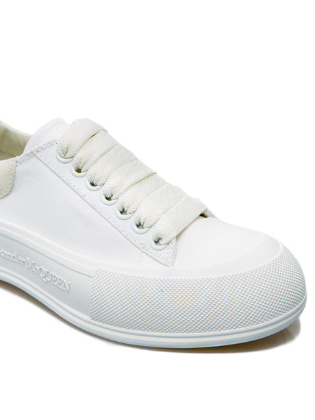 ALEXANDER MCQUEEN DECK LACEUP PLIMSOLL