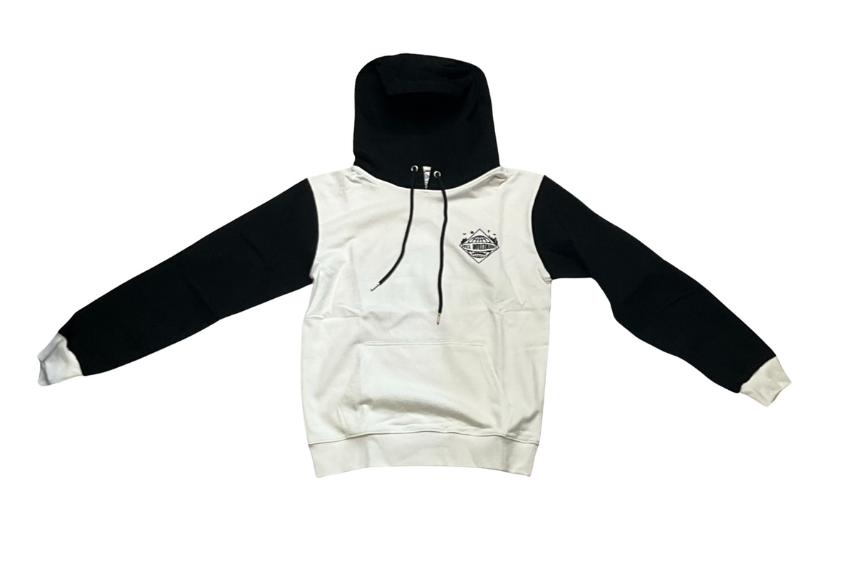 DNA World Wild Hoodie - Denim Hands - White / Black