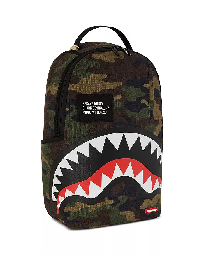SPRAYGROUND SHARK CENTRAL CAMO DLXS BACKPACK