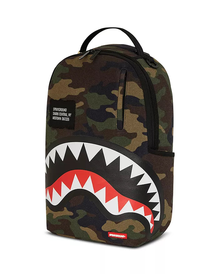 SPRAYGROUND SHARK CENTRAL CAMO DLXS BACKPACK