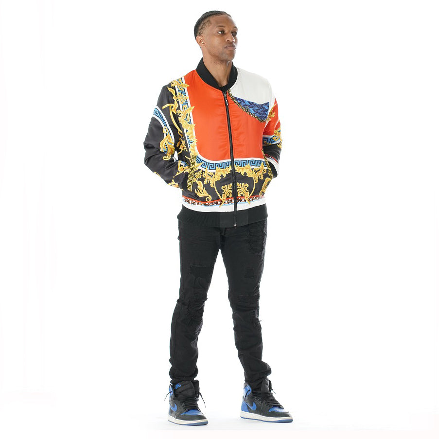 Makobi M4630 Greek Reversible Jacket - Black/Red